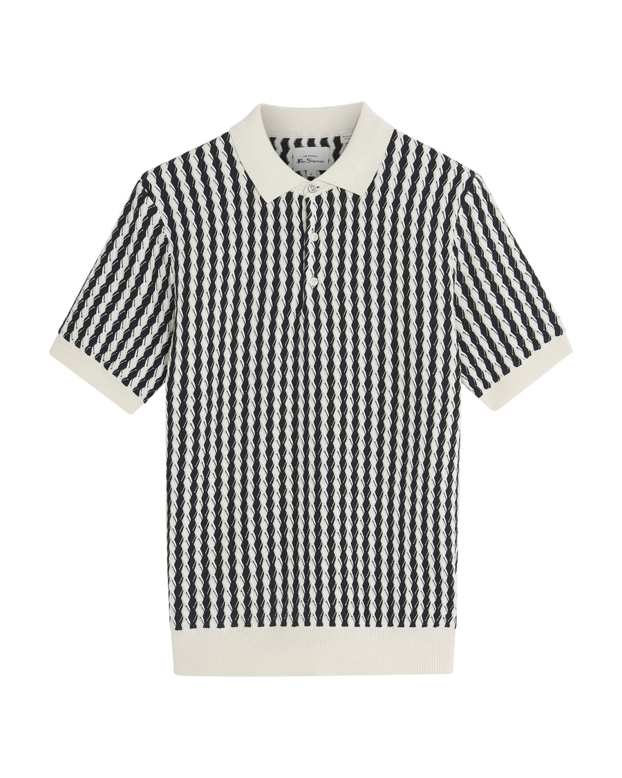 Diamond Textured Polo