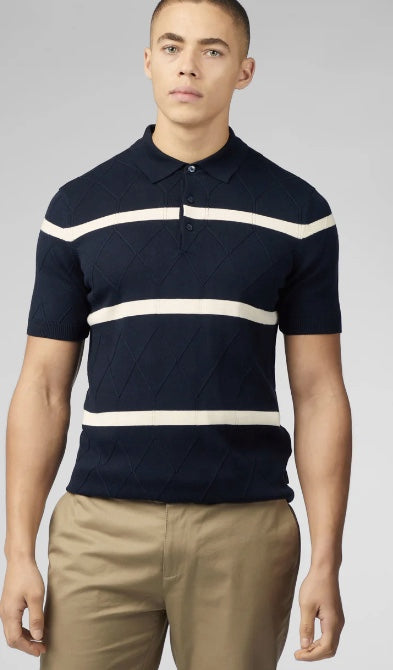 Argyle Stripe Polo