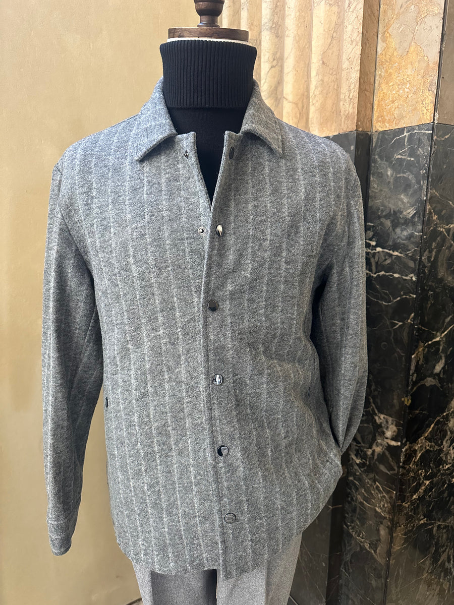 Pinstripe Overshirt