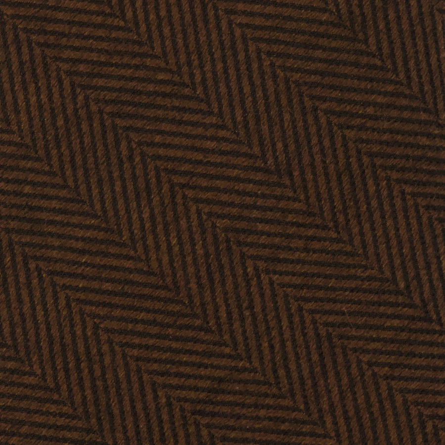 Herringbone Brown Tie